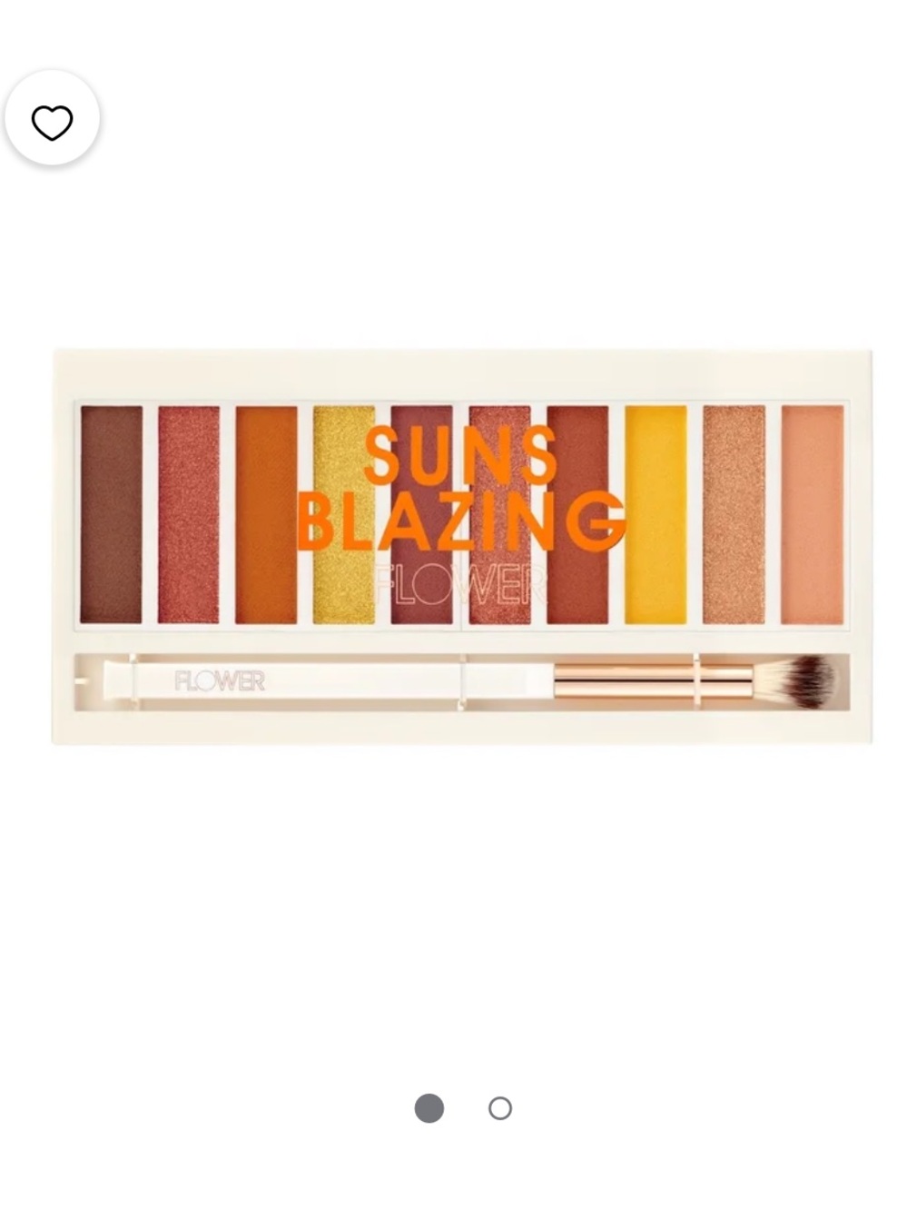 Suns Blazing Eyeshadow Palette - Warm Sunset Shades